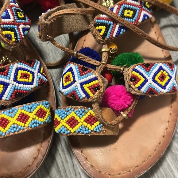 Greek charm Sandals hobo style - Picture 2 of 4